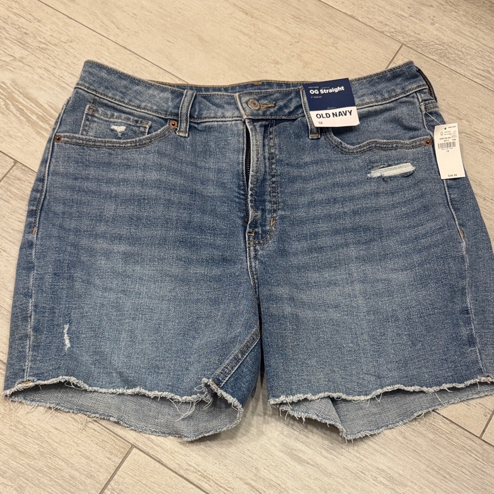 Old Navy High-Rise OG Straight Jean Shorts - 5” Inseam